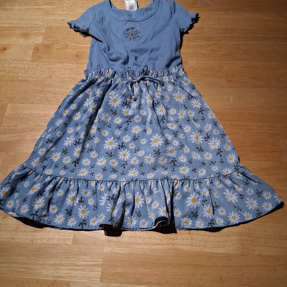 Lily Bleu Blue Daisy Kids Dress